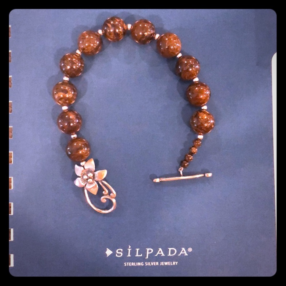 Beaded silpada bracelet